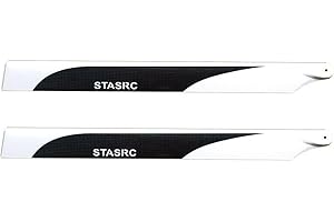 STASRC 325 millimetri in fibra di carbonio pale principali Elica per Align Trex 450 RC Helicopter