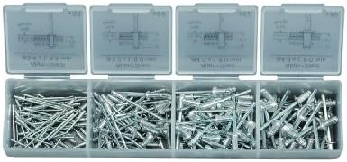 Heyco Heytec 01262001000 Blind Rivet Set in Plastic Box