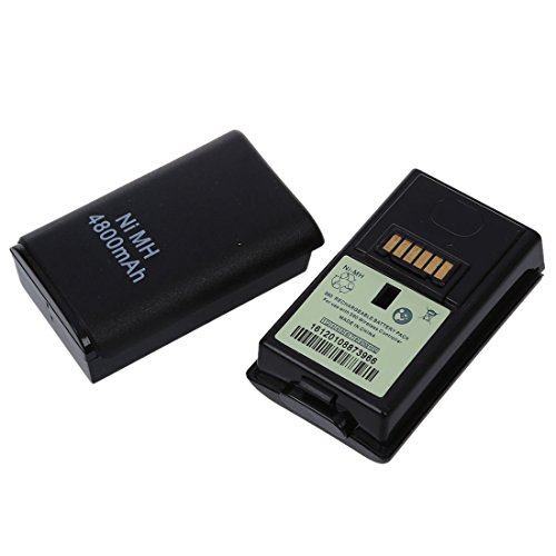 TOOGOO R 5 en 1 USB 4800mAh Batterie Chargeur Cable Kit pour Xbox-360 noir TOOGOO R 5 en 1 USB 4800mAh Batterie Chargeur Cable Kit pour Xbox-360 noir