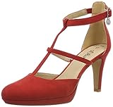 Muster: Uni s.Oliver Damen 5-5-24406-22 500 T-Spangen Pumps, Rot (Red 500), 40 EU