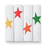 aden + anais 2032G Classic Swaddle Super Star, 4er pack - 3