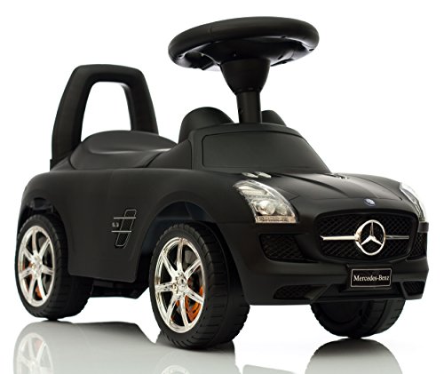Baby Car ARTI Mercedes SLS AMG 332P Black Paint Ride-On Activity Toy