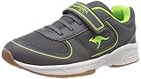 kangaroos sneaker kinder  KangaROOS Unisex-Kinder Sinu EV Sneaker, Grau (Steel Grey/Lime), 38 EU