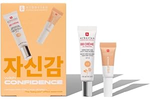 Erborian - BB Crème au Ginseng 5-en-1 - Soin Teinté Perfecteur Effet "Peau de Bébé" - Fond de Teint Couvrant Imperfections - Protection Solaire SPF 20 - Soin Cosmétique Coréen - 15ml