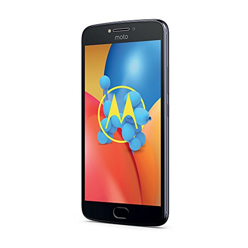 Motorola Moto E4 Plus Smartphone (13,97 cm (5,5 Zoll) HD Display, 3 GB RAM/16 GB Speicher, Dual-SIM, Android 7.1.1) Iron Grau