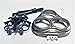 New Shaver Head Holder Frame Cover & Blade Plate For Philips Norelco Speed XL HQ8200 HQ8230 HQ8240 HQ8250 HQ8241 HQ8251 Shaving Replacement Parts Silver