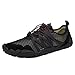 Produktbild JKLEUTRW Sneaker Herren, Outdoor Männer Mesh Strandschuh Lace Up Atmungsaktiv Laufschuhe Freizeitschuhe Sportlich Stiefel Dämpfung Waterproof Schutzschuhe Sandalen
