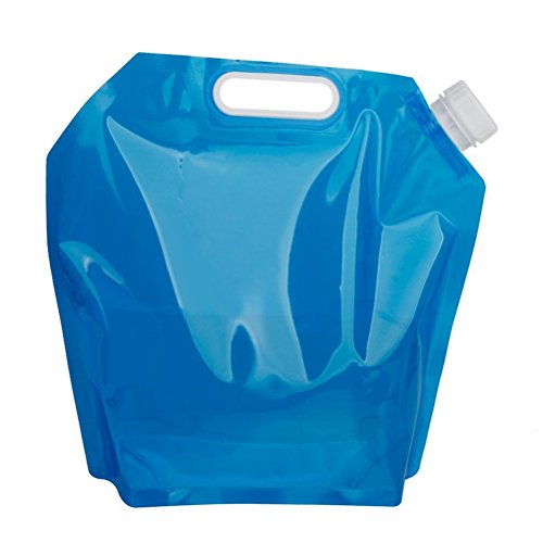 Preisvergleich Produktbild Foxnovo 5L faltbare Trinkwasser Container Bag Aufbewahrungstasche für Camping(Blue)