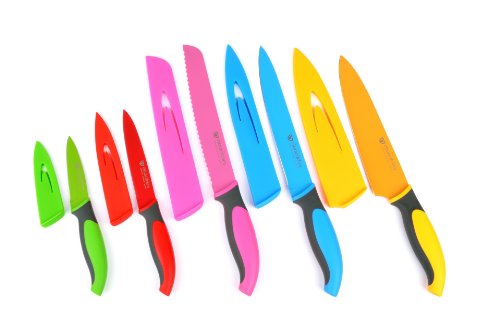 GRÄWE® Messerset 5-tlg. inkl Klingenschutz, Serie Cleankitchen