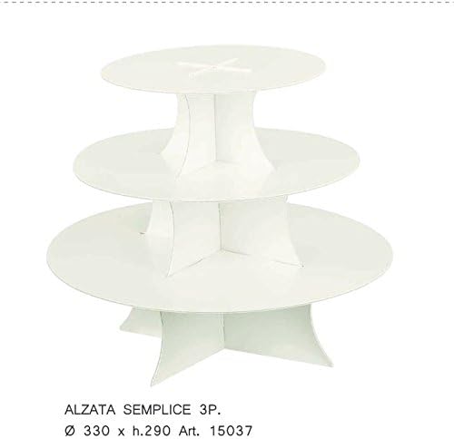 Lifting up Backsplash cardboard 3 floors simple white pearled