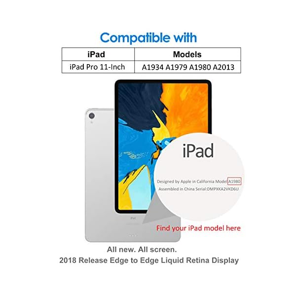 JETech Funda Magnética iPad Pro 11 Pulgadas (2020/2018 Modelo), Soporte de Apple Pencil 2ª generación de Carga… - Image 4