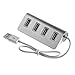 Produktbild Aluminum Alloy Super High Speed 4 Ports USB Hub USB Splitter Adapter for PC