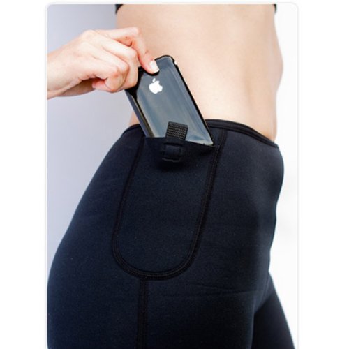 Delfin Spa Fitness Capri-Hose mit Wärme-Effekt (Schwitzhose) – aus Neopren mit Biokeramik Fasern - 3