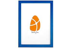 BLINKZ DECORATIONS Rainbow 20 Colours Range Modern Thin Picture Photo Poster Frame Decor A2 A3 A4 A5 Sizes (Dark Blue, A3)