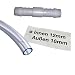 Produktbild PVC Druckschlauch ø12-16mm mit geraden-Verbinder 3m Lebensmittelecht