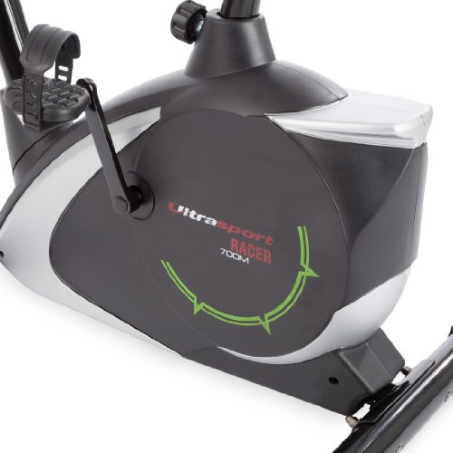 Ultrasport Heimtrainer Racer 700M/800A mit Handpuls-Sensoren inkl. Trinkflasche - 4