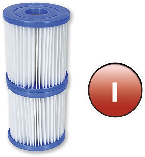 Bestway Filterkartuschen, Gr.I, 8x9cm DxH, 2er-Set - 3
