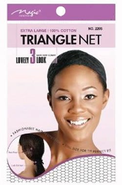Magic 100% Cotton Triangle Net Extra Large Black