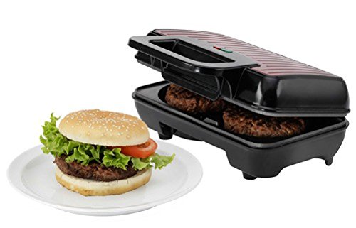 Melissa Hamburger-Maker perfect American Diner elektrische Burger-Presse