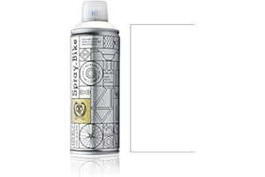 ‎SPRAY.BIKE SPRAY.BIKE Fahrrad Lackspray in versch. Farben - KEINE GRUNDIERUNG notwendig - Acryllack/Lack Spray in 400 ml Spraydose, Matt- und Klarlack Optik möglich (Weiß Whitechapel, Matt)