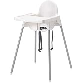 Ikea ANTILOP Tepsili Mama Sandalyesi [Beyaz]