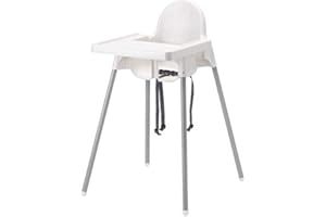 Ikea ANTILOP - Seggiolone con vassoio, colore: Bianco