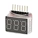 Produktbild gugutogo Checker Tester Test 2.8V -25.2V 1-6s RC 1S-6S Lipo Batteriespannungsanzeige (Farbe: Multicolor)