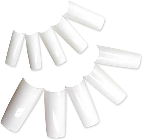 500 French White False Nail Tip With Box UV Gel/Acrylic