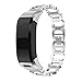 Produktbild Javpoo Zubehör Armbänder mit Tool kompatibel Garmin Vivosmart HR, Luxus Edelstahl Ersatz Armband Armband Armband kompatiblen Garmin Vivosmart HR Smartwatch