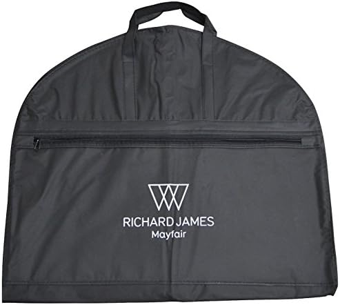 BREATHABLE AND RAIN PROOF GARMENT BAG For Clothes Storage and Travel / Hanging Suit, Dress Party Wear Cover, 42"x24" (105cmx60cm) - Protect Your Quality Clothes