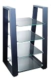 My Wall Hz 100 L - Soporte de Pared, Estante de TV/HiFi, Negro