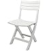 Produktbild Multistore 2002 Gartenstuhl Klappstuhl Campingstuhl Klappsessel Klappbar Balkonmöbel Gartenmöbel Terrassenmöbel Campingmöbel Kunststoff - Weiss