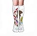 Produktbild Hohe Socken Best Stockings 19.7"(50cm) for Running, Medical, d Rendering Illinois Flag Scratched Surface Scratched Illinois Flag