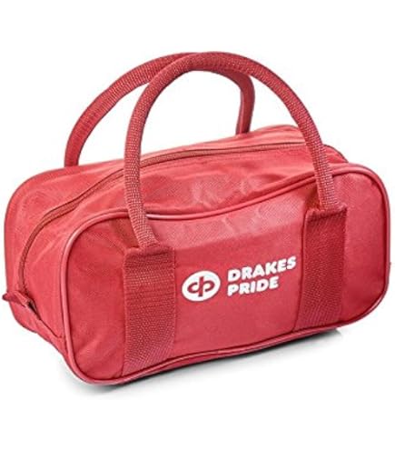 Crown Green Quality Nylon Zip Bowling Bag For 2 Balls Jack