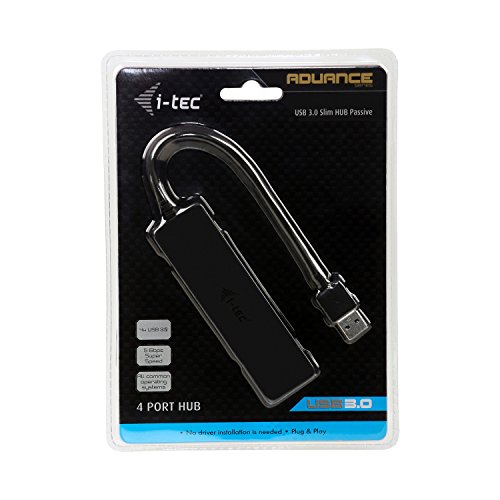 i-tec USB 3.0 Slim Passive HUB 4 Port ohne Netzadapter, für Notebook, Ultrabook, Tablet, PC, Unterstützen Win und Mac OS - 6