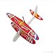 Produktbild SYY  Kinder Flugzeug Spielzeug  Kinder Flugzeug,Outdoor Wurf Segelflugzeug Glider Schaum Flugzeug DIY Montiert Modell für Kinder Als Geschenk Weiß 29cm x 27cm