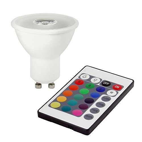 Preisvergleich Produktbild Bioledex HELSO LED Spot GU10 3W RGB mit Fernbedienung
