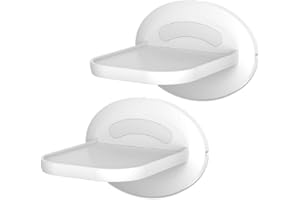 Cozycase Support Mural pour Dot 5 &4, Spot, Google Home, Google Home Mini, Google WiFi, Sonos, Caméra de Surveillance - Gestion des câbles pour Tout ce Qui Peut Aller jusqu'à 7 kg- Blanc (Pack 2)