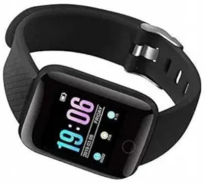 SMO Id116 Bluetooth Smartwatch Wireless Fitness Band for Boys, Girls, Men, Women & Kids | Sports Gym Watch for All Smart Phones I Heart Rate and spo2 Monitor