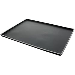 Lékué - Tapis de Four à Rebords Silicone Noir 40 x 30 cm