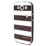 Felfy Silikonhülle für Samsung S3,Galaxy S3 Neo Hülle Ultradünnen Glitzer Weich Luxuriös Glänzend Glossy Kratzfeste Stoßdämpfung TPU Flexibel Farbe Muster Schutzhülle Handy Tasche Bumper Back Case Cover [Schwarz und Weißen Streifen] + 1x Silver Stylus+ 1x Bling Dust Plug [Farbe Random] - 4