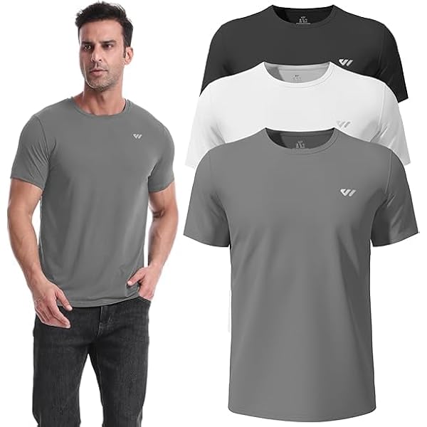 Wulibike Sportshirt voor dames, 3 of 5 stuks, stretch, sneldrogend