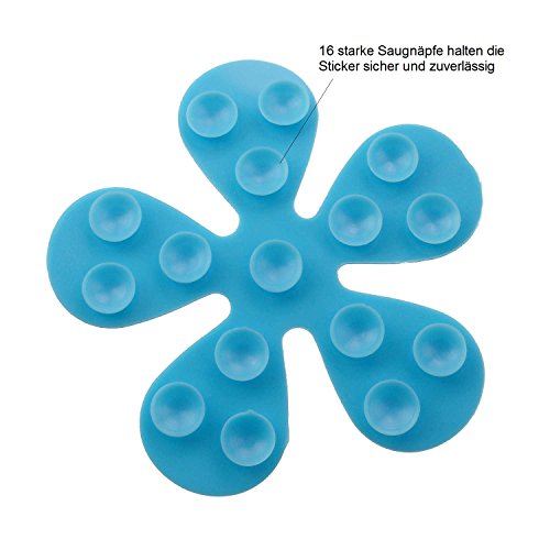 Premium Antirutsch-Sticker für Wanne oder Dusche Anti-Rutsch-Aufkleber Duschmatte Badewannen-Matte Saugmatten bunt - 3