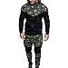 Produktbild Kobay Herren Männer Herbst Winter Camouflage Sweatshirt Top Hosen Sets Sport Anzug Trainingsanzug