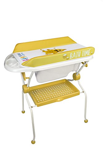 Plastimyr - Bañera plegable sobrebidé con cubeta anatómica PLASTIMONS Amarillo