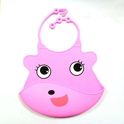RISKER Baby Silicone Bib Silly Bibs soft silicone bibs with crumb catcher