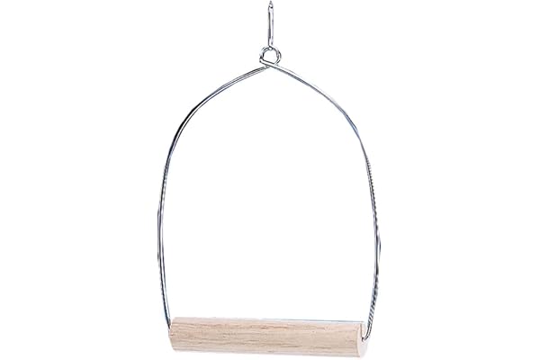 Nobby Balançoire en Bois pour Oiseau 8 x 15 cm Taille S