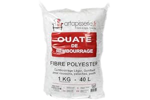 artapisserie.fr Relleno Poliéster para Cojines 1KG - Fibra Guata de Poliéster para Almohadas