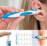 Outil de nettoyage souple intelligent pour oreilles, 16 embouts de sécurité en spirale souple pour retirer le cérumen
