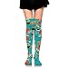 Produktbild HiExotic Strümpfe Breathable Knee High Leg Warmer Seafood Sushi Prawn Wasabi Japanese Exotic Psychedelic Print Compression High Tube Thigh Boot Stockings Women Girl